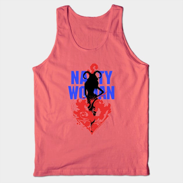 Nasty Woman Tank Top by Sofiia Golovina